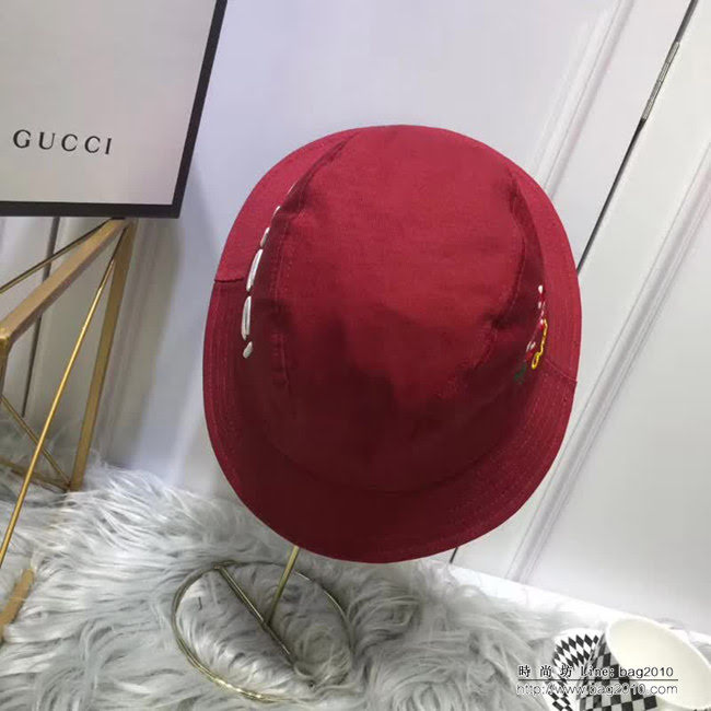 GUCCI古馳 專櫃同步 新品經典 隨意折疊漁夫帽 LLWJ6866